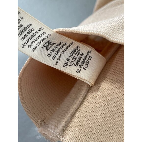 Rhonda Shear 2 Pk Molded Cup Bra with Wrap Back Size XL Black Beige Lounge 533.9 - Picture 5 of 8